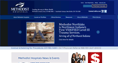 Desktop Screenshot of methodisthospitals.net