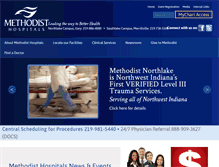 Tablet Screenshot of methodisthospitals.net