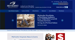 Desktop Screenshot of methodisthospitals.org